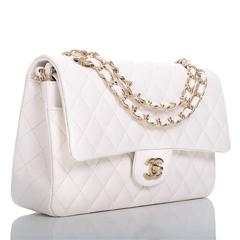 White Chanel handbags